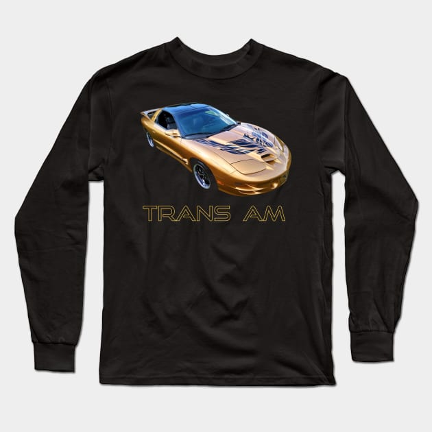 Trans Am - Gold - 4th Gen Long Sleeve T-Shirt by MotorPix